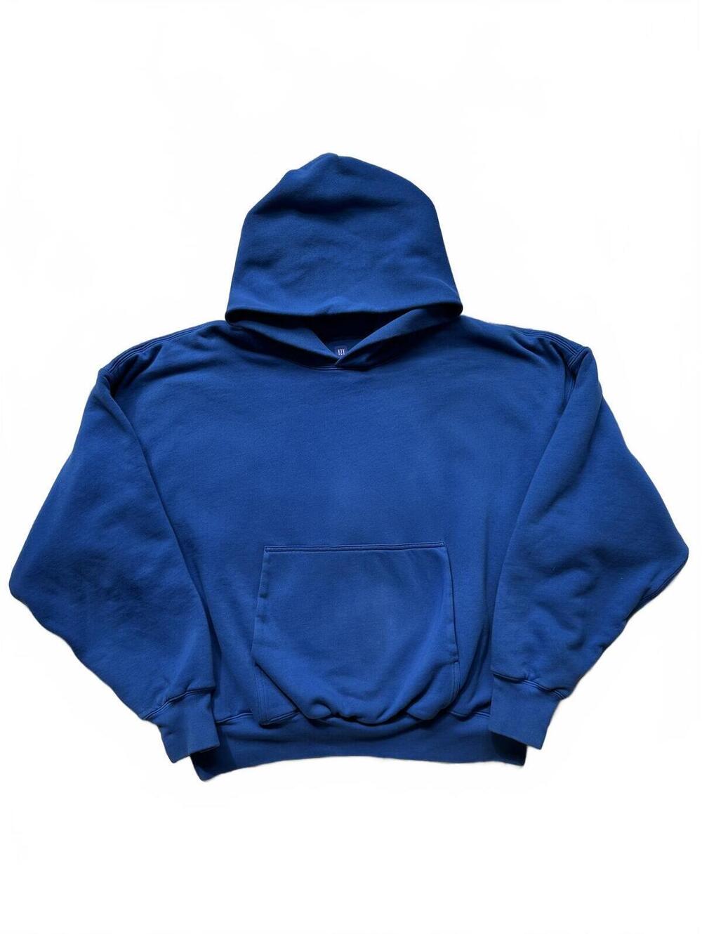 Yeezy Gap Perfect Hoodie Blue Size XXL RARE SIZE
